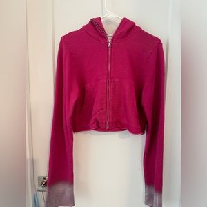 Cotton citizen cropped hoodie and sweatpants sets